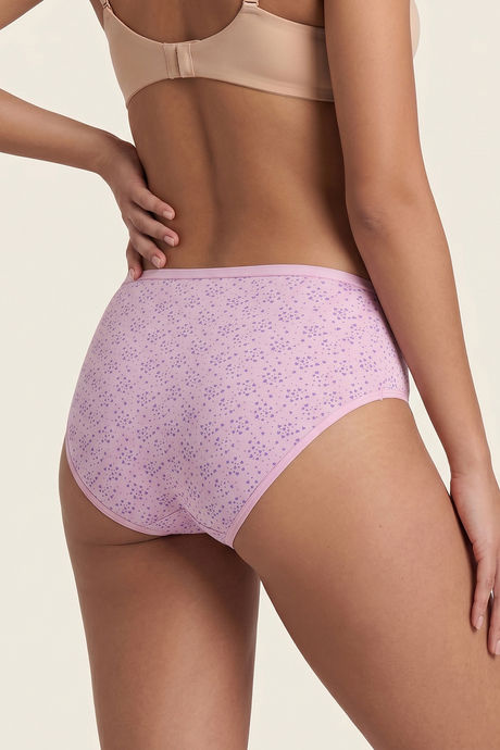 Zivame Medium Rise Full Coverage Hipster Panty (Pack of 3) - Multicolor — image 8